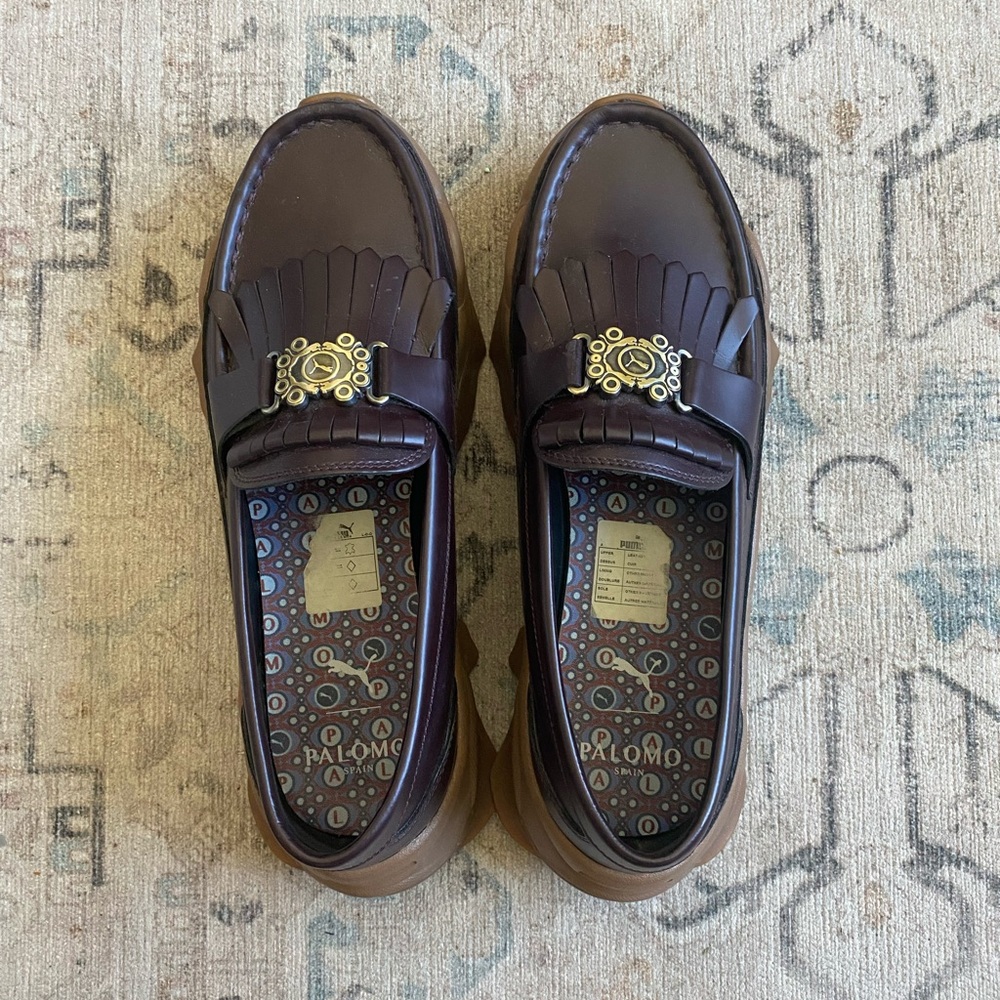 Puma x Palomo Spain brown Loafer Mens US 11